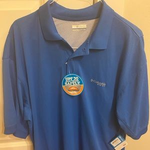 New Men’s Large Columbia Performance Fishing Shirt